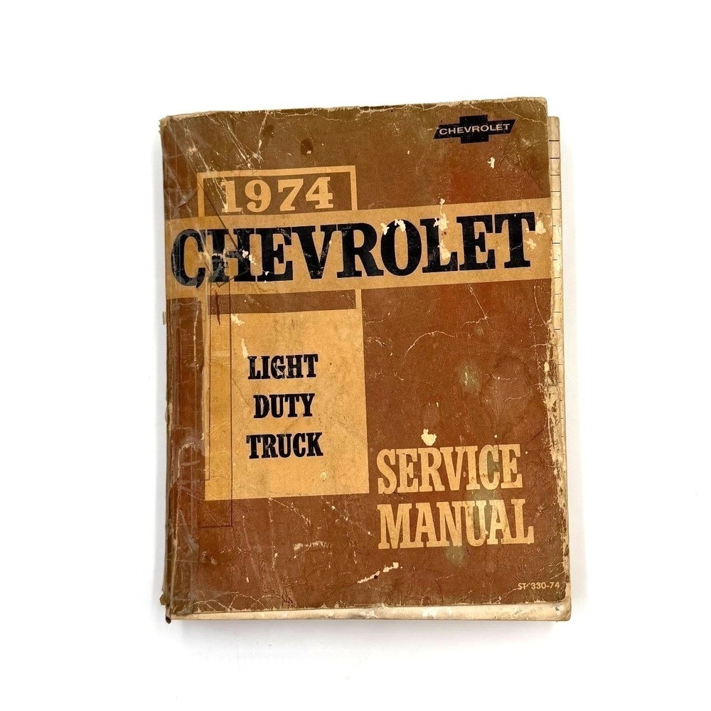 1974 Chevrolet Light Duty Truck‎ Service Manual OEM